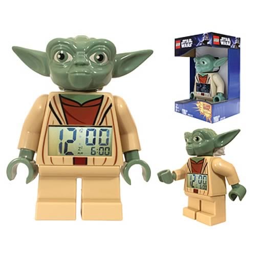 LEGO Star Wars Yoda Minifigure Clock